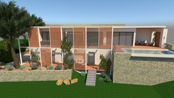 Plan 3D aménagements extérieur à Nîmes