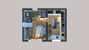 Plan 3D architecte intérieur Nîmes